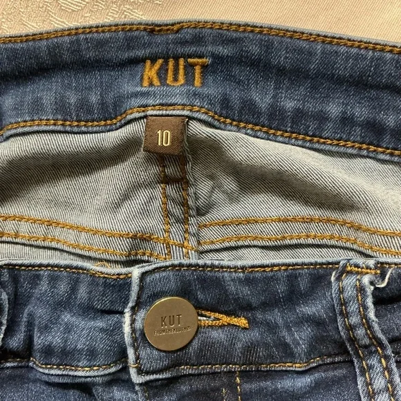 Kut from the Kloth High Rise Skinny Jeans Size 10 - Picture 3 of 16